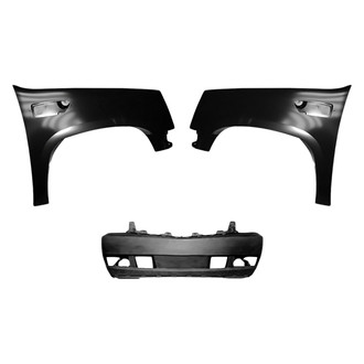 Sherman® - 3-Piece (Front Bumper Cover, Driver and Passenger Side Fender) (Value Line)