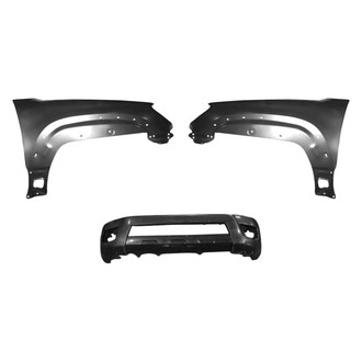 Sherman® - 3-Piece (Front Bumper Cover, Driver and Passenger Side Fender) (Value Line)