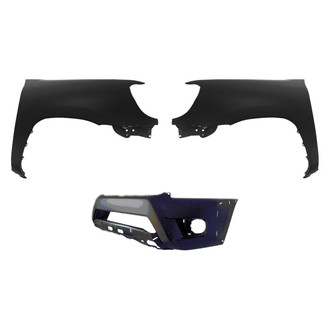 Sherman® - 3-Piece (Front Bumper Cover, Driver and Passenger Side Fender)