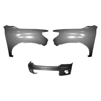 Sherman® - 3-Piece (Front Bumper Cover, Driver and Passenger Side Fender) (Value Line)