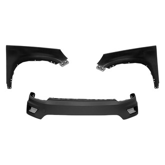 Sherman® - 3-Piece (Front Bumper Cover, Driver and Passenger Side Fender) (CAPA Certified)