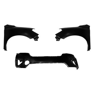 Sherman® - 3-Piece (Front Bumper Cover, Driver and Passenger Side Fender) (CAPA Certified)