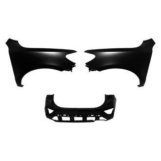 Sherman® - 3-Piece (Front Bumper Cover, Driver and Passenger Side Fender) (CAPA Certified)