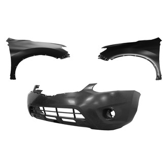 Sherman® - 3-Piece (Front Bumper Cover, Driver and Passenger Side Fender) (CAPA Certified)