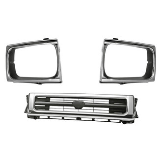 Sherman® - 3-Piece (Grille, Driver and Passenger Side Headlight Bezel) (Standard Line)