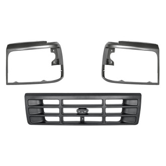 Sherman® - 3-Piece (Center Grille, Driver and Passenger Side Headlight Bezel) (Standard Line)