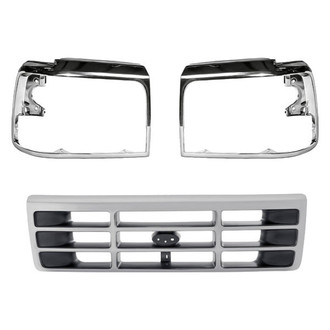 Sherman® - 3-Piece (Grille, Driver and Passenger Side Headlight Bezel) (Standard Line)