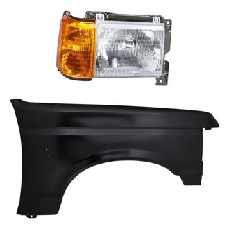 Sherman® BNDL-262513 - 2-Piece Kit (Passenger Side Headlight, Front Passenger Side Fender) (Standard Line)