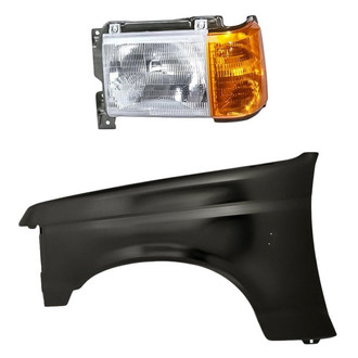 Sherman® - 2-Piece Kit (Driver Side Headlight, Front Driver Side Fender) (Standard Line)