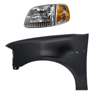 Sherman® - 2-Piece Kit (Driver Side Headlight, Front Driver Side Fender) (Standard Line)