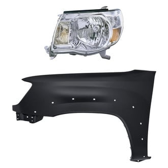 Sherman® - 2-Piece Kit (Driver Side Headlight, Front Driver Side Fender) (CAPA Certified)