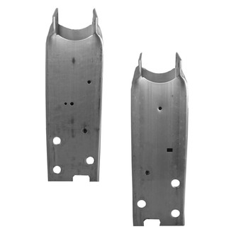 Sherman® - Front Driver and Passenger Side Bumper Cover Reinforcement Bracket Set (Value Line)