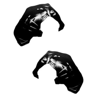 Sherman® - Front Driver and Passenger Side Fender Liner Set (Value Line)
