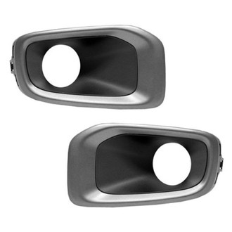 Sherman® - Front Driver and Passenger Side Fog Light Bezel Set (Value Line)