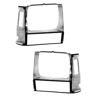 Sherman® - Driver and Passenger Side Headlight Bezel Set (Value Line)