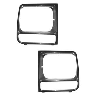 Sherman® - Driver and Passenger Side Headlight Bezel Set (Value Line)