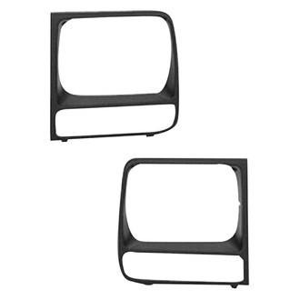 Sherman® - Driver and Passenger Side Headlight Bezel Set (Value Line)