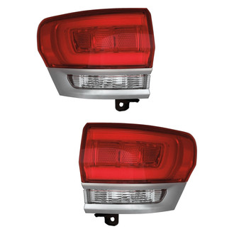 Sherman® - Driver and Passenger Side Outer Replacement Tail Lights (Value Line)