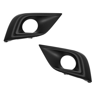 Sherman® - Front Driver and Passenger Side Fog Light Bezel Set (Value Line)