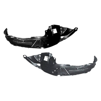 Sherman® - Front Driver and Passenger Side Fender Liner Set (Value Line)
