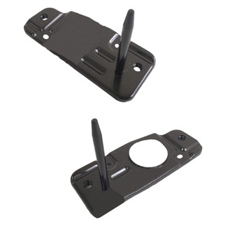 Sherman® - Rear Driver and Passenger Side Bumper Bracket Set (CAPA Certified)