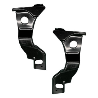 Sherman® - Front Upper Outer Driver and Passenger Side Bumper Cover Support Set (Value Line)
