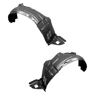 Sherman® - Front Driver and Passenger Side Fender Liner Set (Value Line)