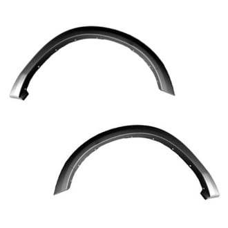 Sherman® - Front Driver and Passenger Side Fender Flare Set (CAPA Certified)