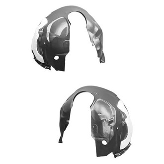 Sherman® - Front Driver and Passenger Side Fender Liner Set (Value Line)