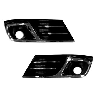 Sherman® - Front Driver and Passenger Side Fog Light Bezel Set (Value Line)