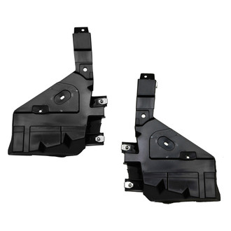 Sherman® - Rear Driver and Passenger Side Bumper Cover Support Rail Set (Value Line)