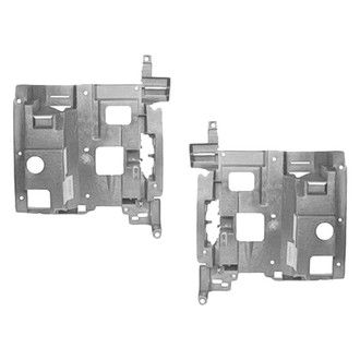 Sherman® - Driver and Passenger Side Headlight Support Set (Value Line)