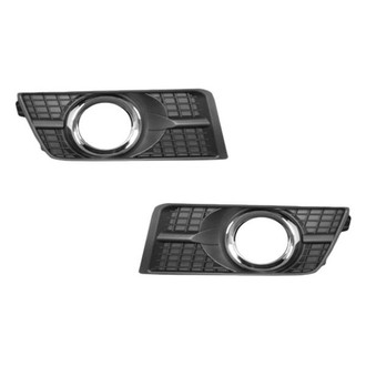 Sherman® - Front Driver and Passenger Side Fog Light Bezel Set (Value Line)