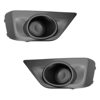 Sherman® - Front Driver and Passenger Side Fog Light Cover Set (Value Line)