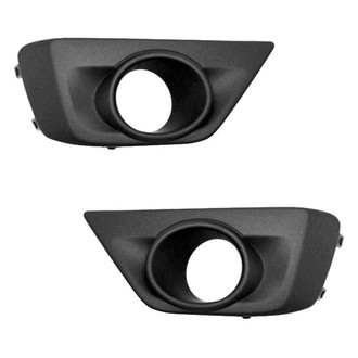 Sherman® - Front Driver and Passenger Side Fog Light Bezel Set (Value Line)