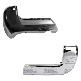 Sherman® - Rear Outer Driver and Passenger Side Bumper End Set (CAPA Certified)