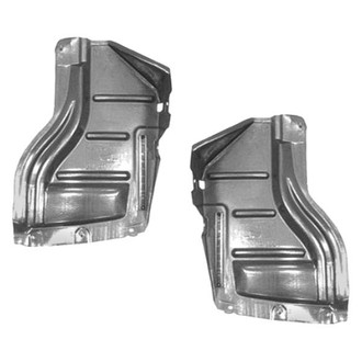 Sherman® - Front Driver and Passenger Side Fender Splash Shield Set (Value Line)