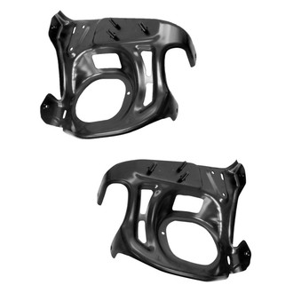 Sherman® - Front Driver and Passenger Side Bumper Cover Side Extension Bracket Set (Value Line)