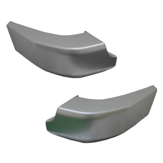 Sherman® - Rear Outer Driver and Passenger Side Bumper End Set (CAPA Certified)