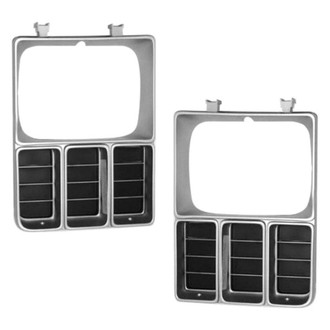 Sherman® - Driver and Passenger Side Headlight Bezel Set (Value Line)