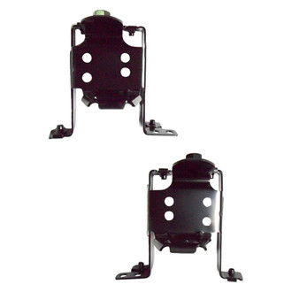 Sherman® - Front Inner Driver and Passenger Side Bumper Mounting Bracket Set (CAPA Certified)