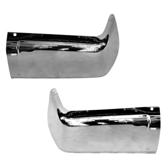 Sherman® - Rear Outer Driver and Passenger Side Bumper End Set (CAPA Certified)