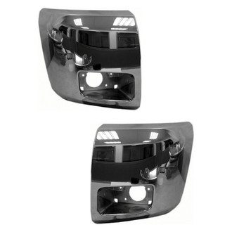 Sherman® - Front Outer Driver and Passenger Side Bumper End Set (CAPA Certified)