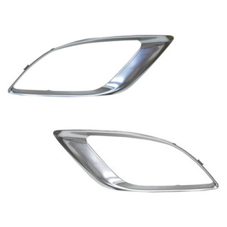 Sherman® - Front Driver and Passenger Side Fog Light Trim Set (Value Line)