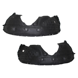 Sherman® - Front Driver and Passenger Side Fender Liner Set (CAPA Certified)
