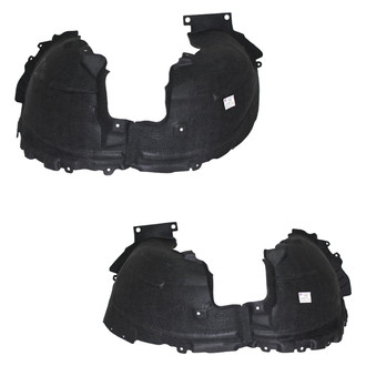 Sherman® - Front Driver and Passenger Side Fender Liner Set (CAPA Certified)