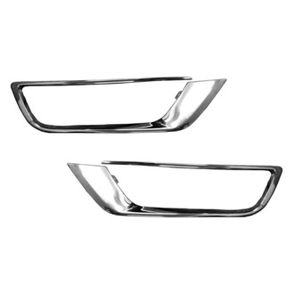 Sherman® - Front Driver and Passenger Side Fog Light Bezel Set (Value Line)