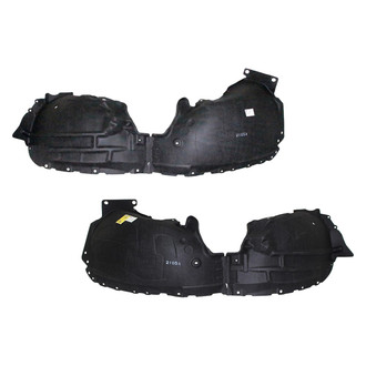 Sherman® - Front Driver and Passenger Side Fender Liner Set (Value Line)