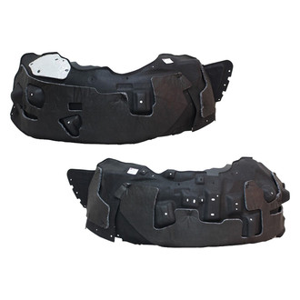 Sherman® - Front Driver and Passenger Side Fender Liner Set (Value Line)