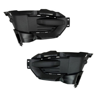 Sherman® - Front Driver and Passenger Side Fog Light Cover Set (CAPA Certified)